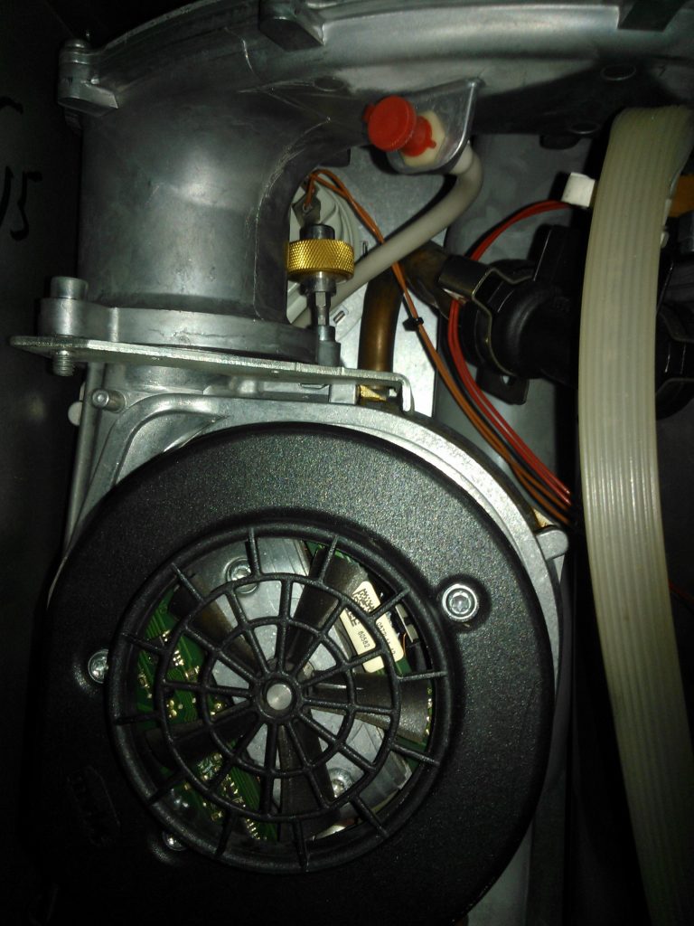 Fan Replacement on Boiler